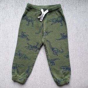 💙5/$20💙 Carter's Green Dino Sweatpants Toddler Boys  Size 2T